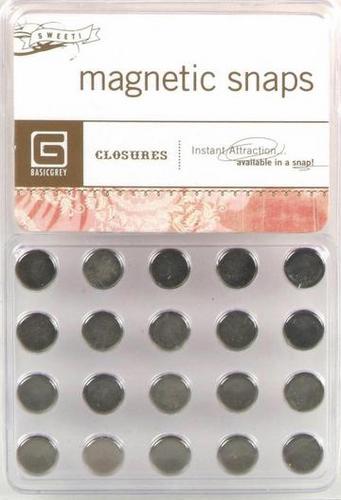 Basic Grey Magnetic Snaps small