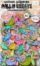 AALL & Create Ephemera Die-cuts Snails & Shrooms 57