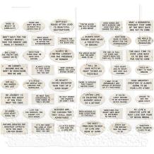 tim Holtz Quote Chips Labels