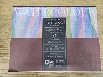 Fabriano aquarelpapier 20 vellen 200 grams