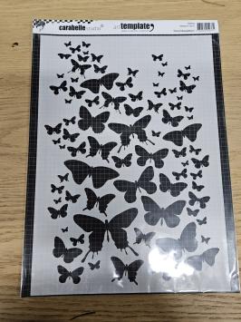 Uit opkoop. Carabelle stencil Un vol de papillons