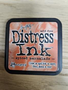 Gebruikt. Grote distress inkpad Spiced Marmalade