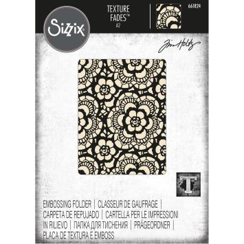 Sizzix TH 3D Texture Fades Embossing Folder Lace