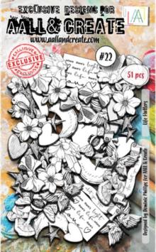 AALL & Create Ephemera Die-cuts Life Flutters 22