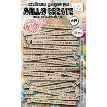 AALL & Create Ephemera Die-cuts Funny Bone 49 (166 stuks)