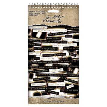 Tim Holtz Metallic Stickerbook