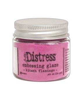 Gebruikt. Ranger Distress Embossing Glaze Kitsch Flamingo