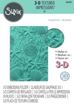 Sizzix  3D Textured Impressions Embossing Folder Under the Sea
